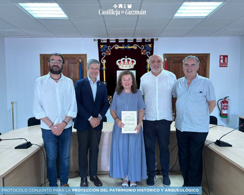 Castilleja de Guzmán y Valencina de la Concepción firman un protocolo conjunto para la protección del patrimonio histórico y arqueológico