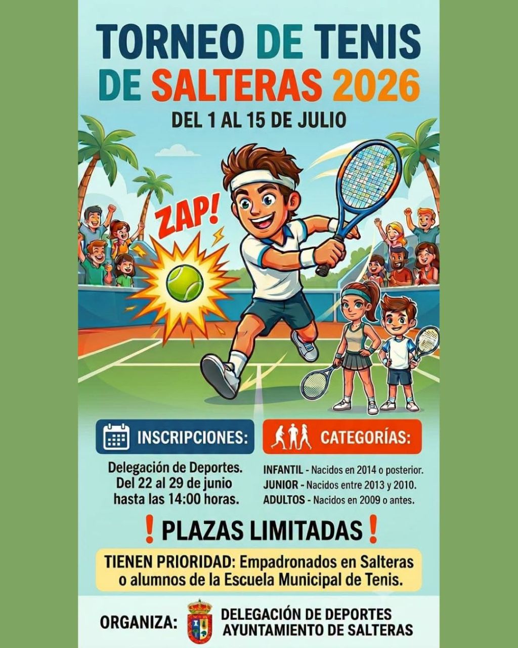 Llega el Torneo de Tenis de Salteras 2026