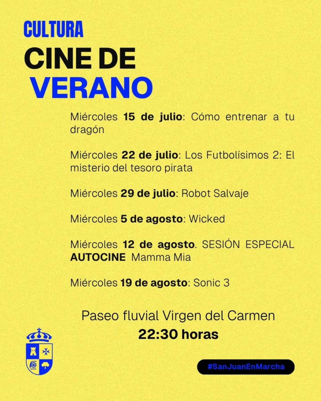San Juan de Aznalfarache estrena el Cine de Verano 