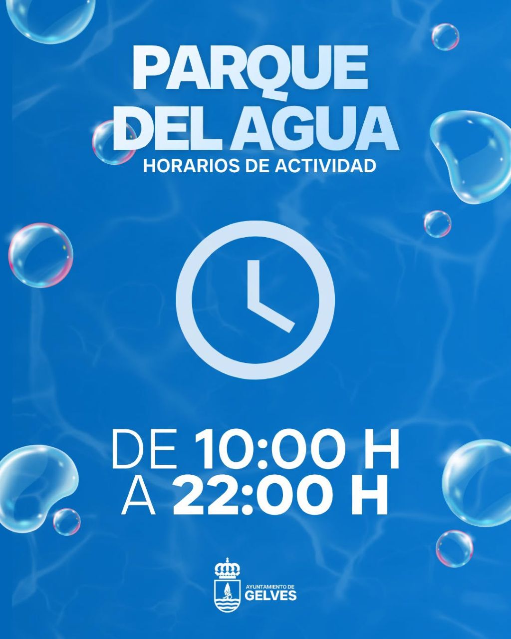 El Ayuntamiento de Gelves difunde las normas de uso del Parque Municipal del Agua