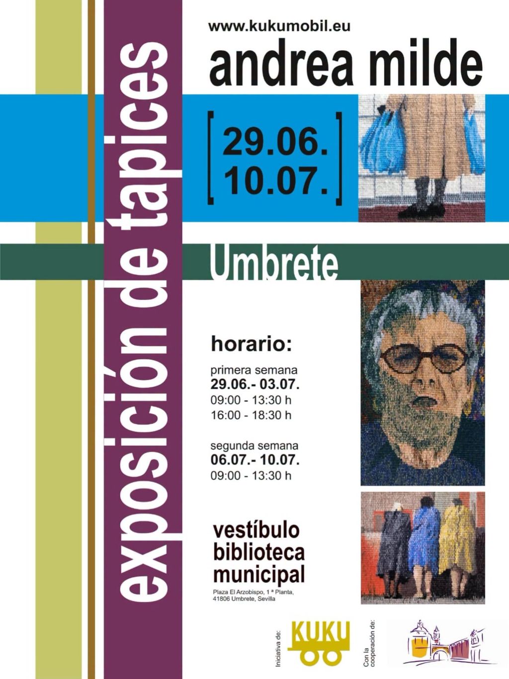Umbrete acogerá la exposición itinerante de Andrea Milde dentro del proyecto Kukumobil