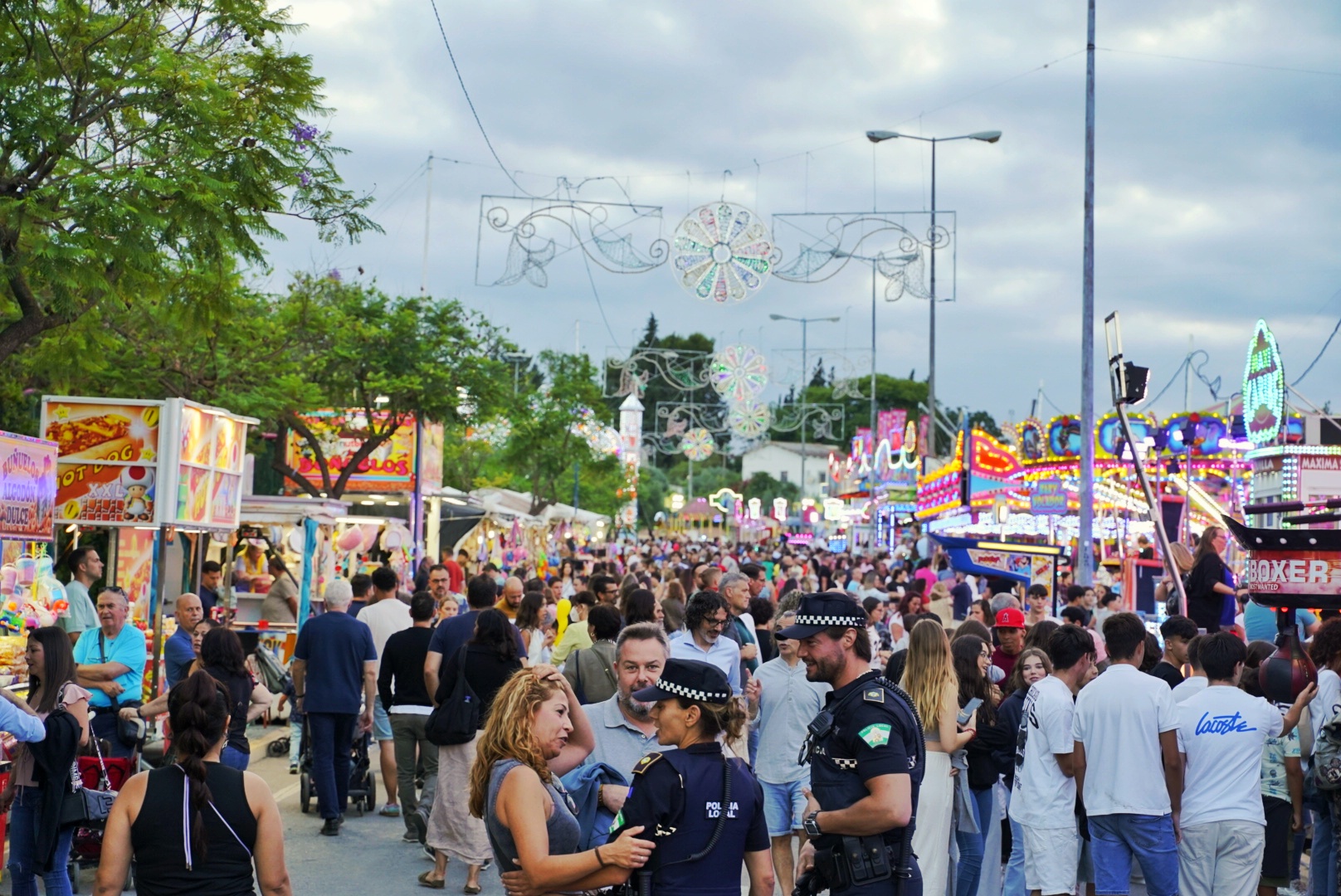 La Feria de Mairena del Aljarafe contará con cuatro turnos de Policía y vigilancia por dron 
