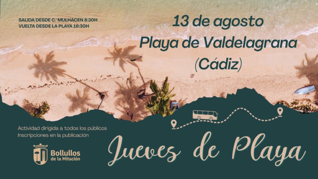 Valdelagrana será el próximo destino de los ‘Jueves de Playa’ de Bollullos de la Mitación