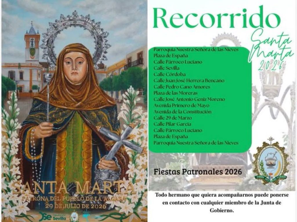 La Algaba celebra las Fiestas Patronales de Santa Marta