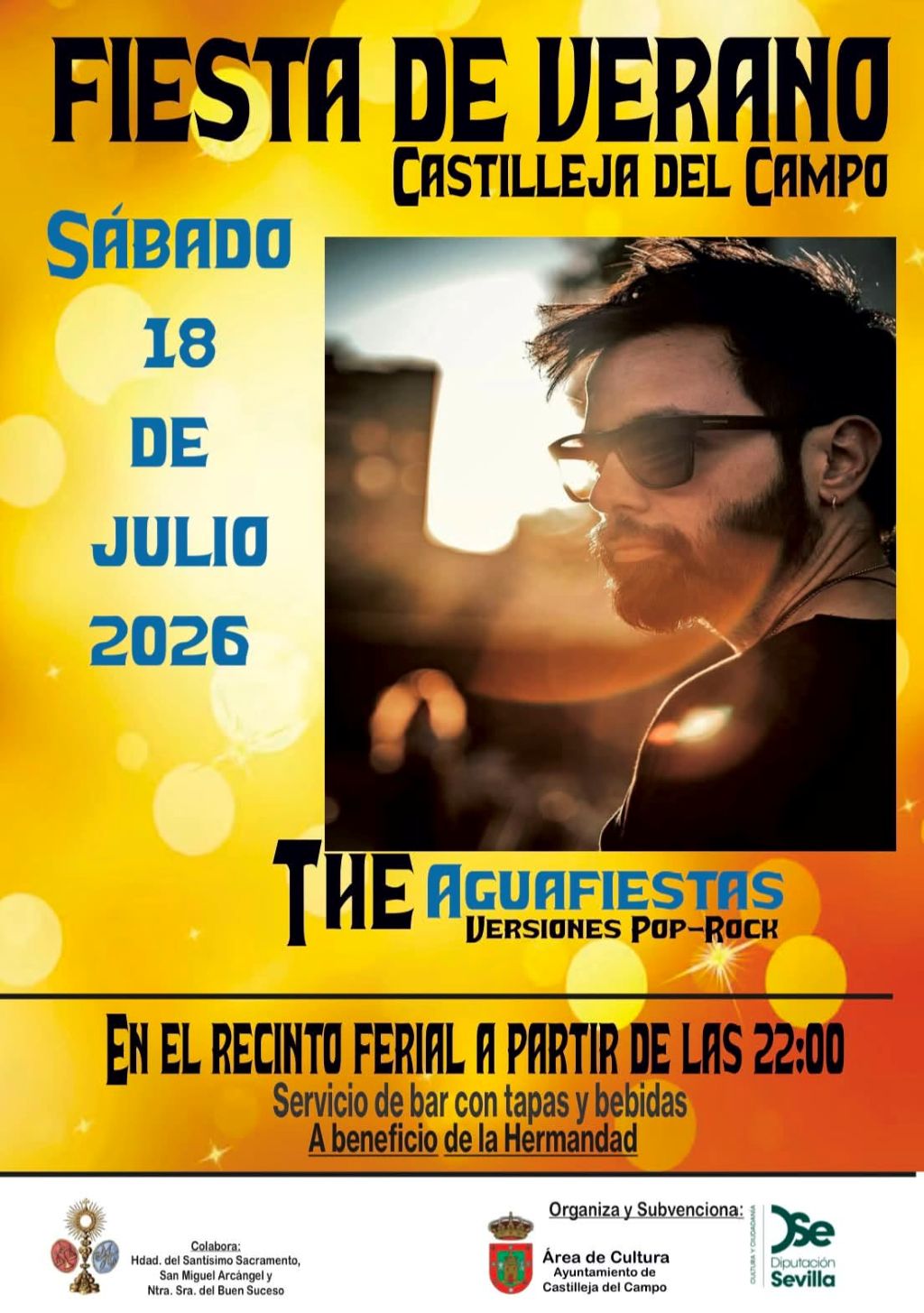 Castilleja del Campo celebra su tradicional Fiesta del Verano con música en directo 