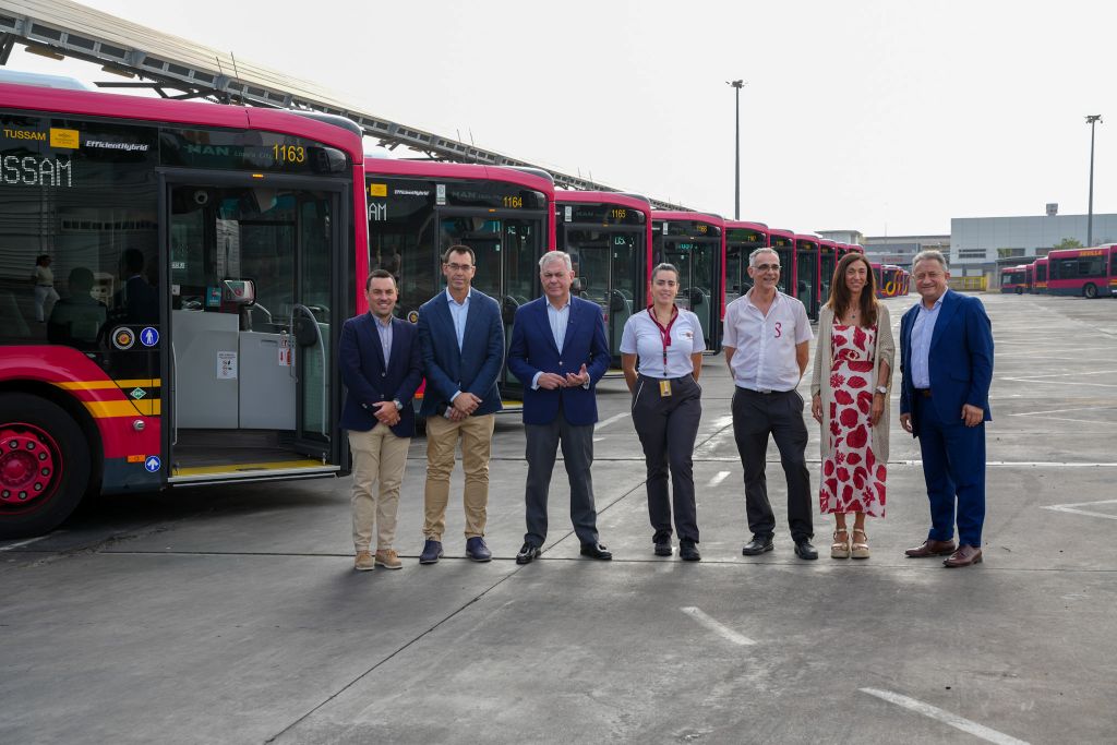 Más de 4,5 M€ en diez nuevos autobuses híbridos para seguir modernizando la flota de TUSSAM