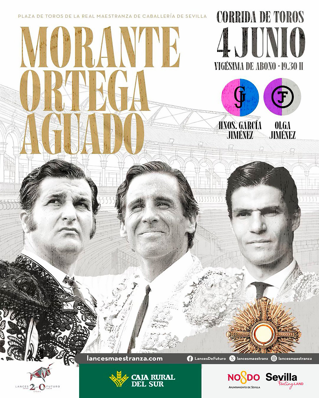 Expectación máxima para esta tarde en la Maestranza con Morante, Ortega y Aguado: aquí todos los detalles del festejo