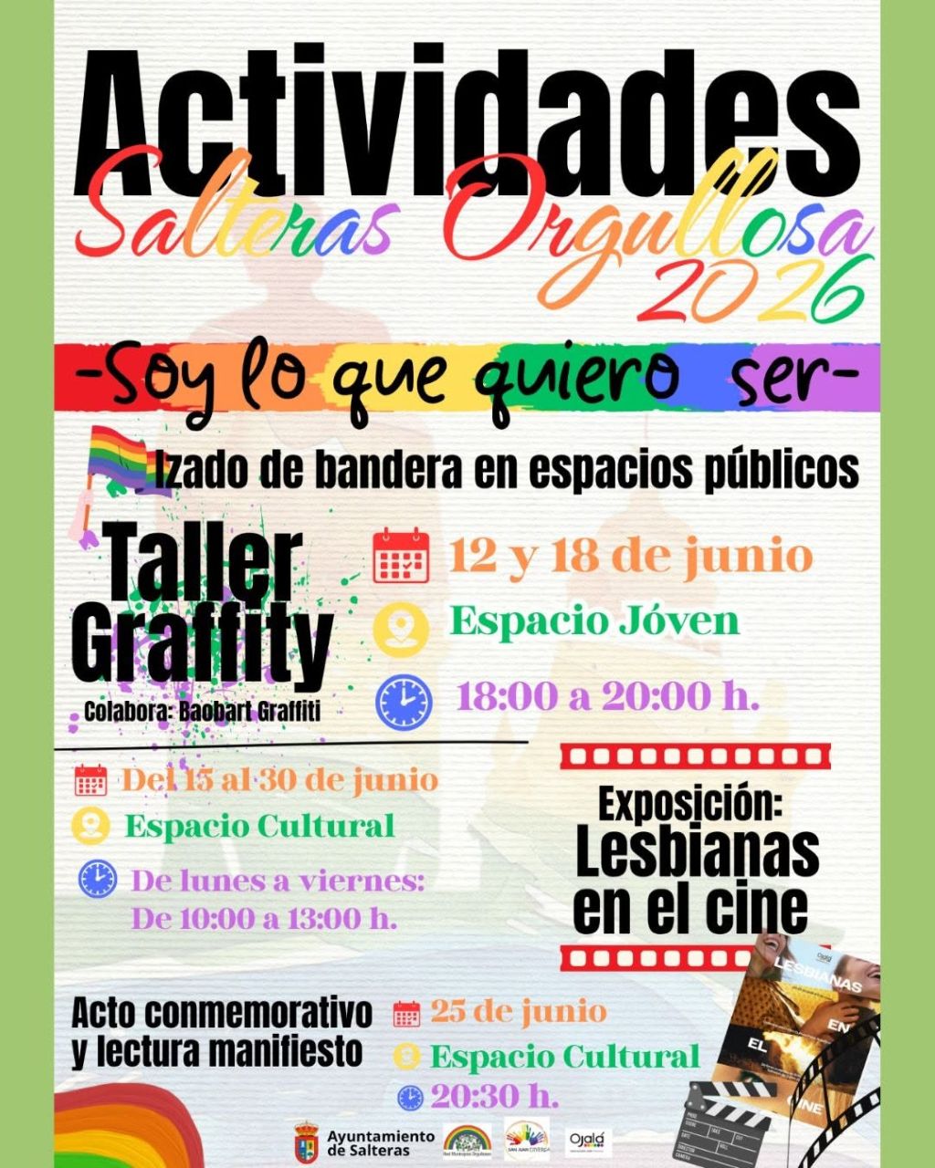 Salteras se llena de orgullo: arte, cultura y diversidad para celebrar la libertad de ser lo que quieras ser