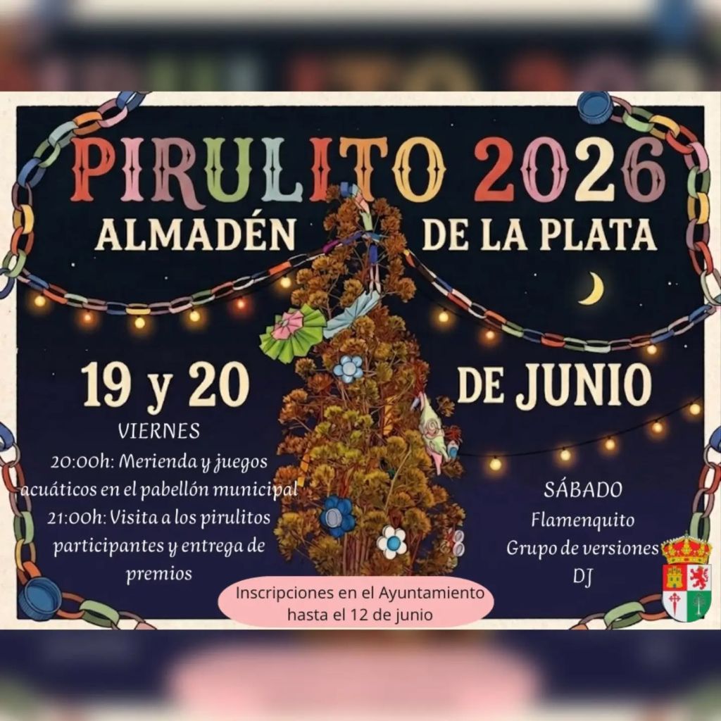 Almadén de la Plata se prepara para celebrar una nueva edición de la tradicional Fiesta del Pirulito