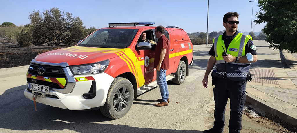 El Infoca da por controlado el incendio que ha afectado a Mairena este sábado