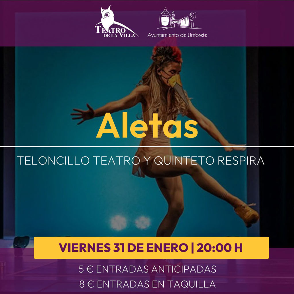 Llega a Umbrete ‘Aletas’, una propuesta teatral que llevará a los asistentes a lugares “lejanos y exóticos”