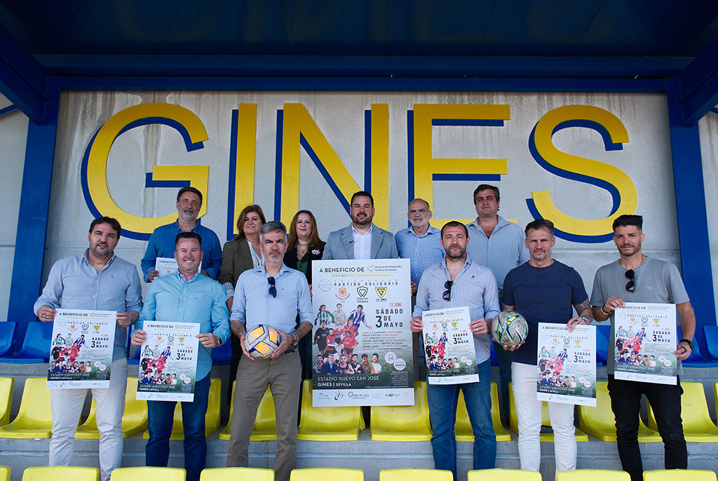 Gines acogerá un triangular solidario de fútbol con muchos rostros conocidos a beneficio de la Asociación Española contra el Cáncer